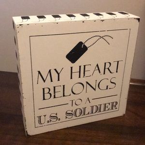 Adams & Co. Soldier Sign